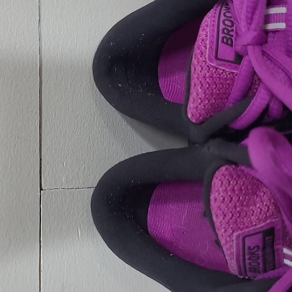 Brooks Sneakers Women's sz 7.5 Pure Cadence 7 Purple/Black Running Walking Shoe - Picture 9 of 11